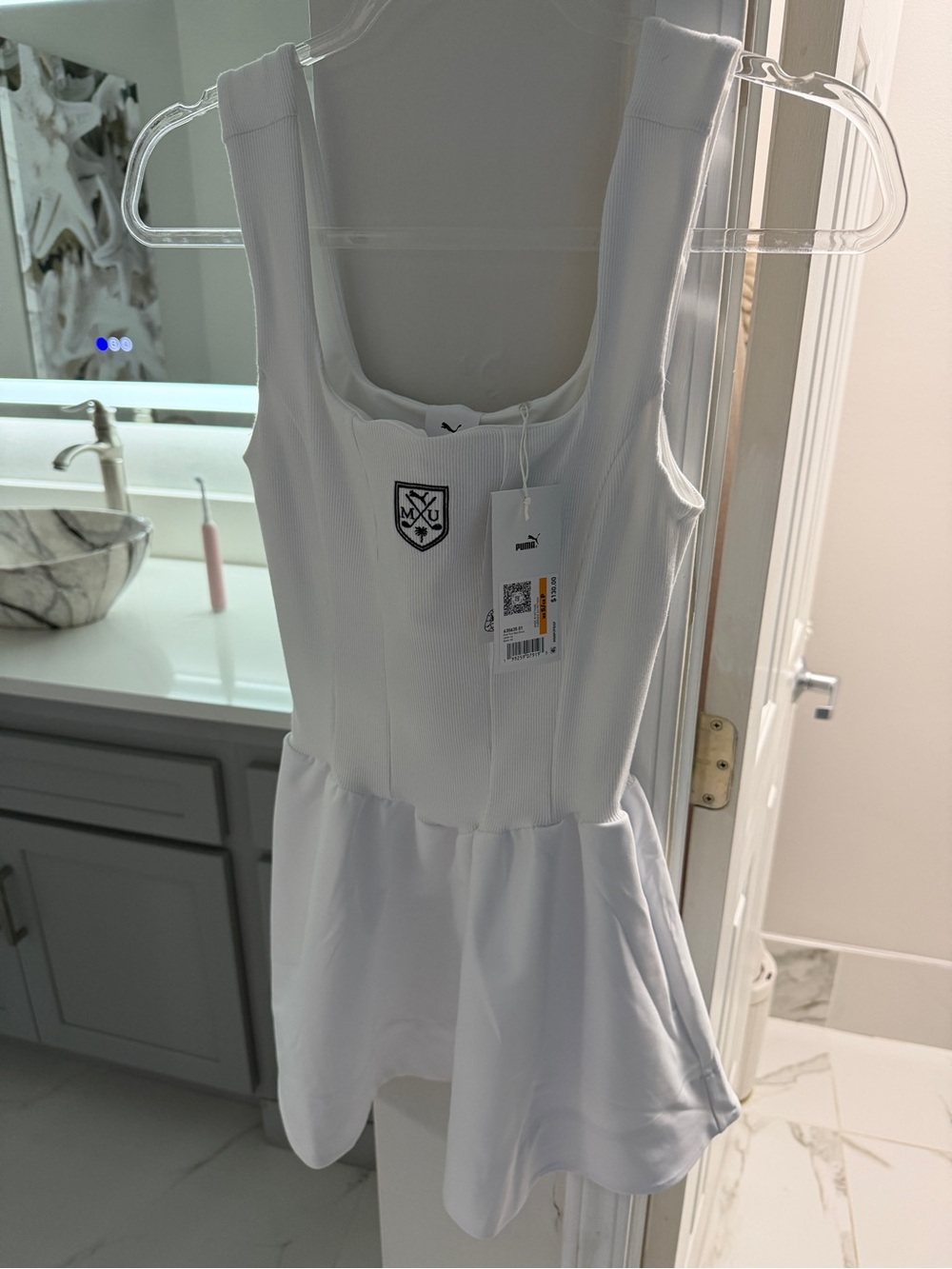 Show Me Your MuMu White Sleeveless Mini Dress